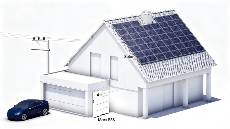 Cómo combinar el almacenamiento de energía residencial con soportes solares en el techo para sistemas de energía domésticos