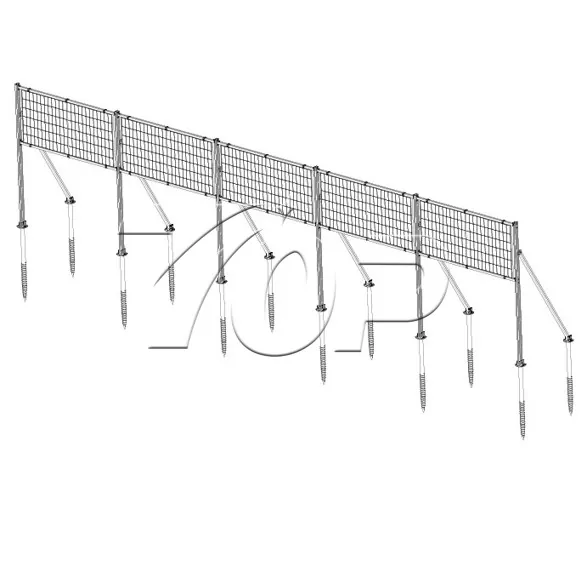 Sistema de soporte solar vertical bifacial Agri Panel