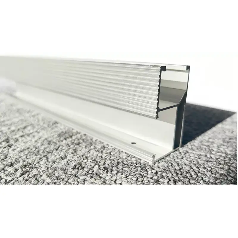 Rieles de montaje de paneles solares de aluminio