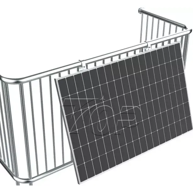 Sistema de montaje solar de balcón de aluminio