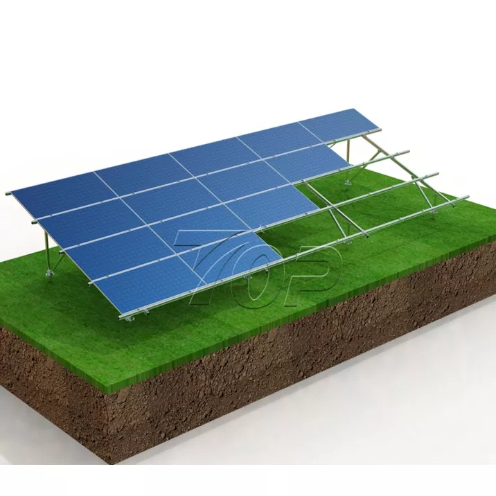 Sistema de montaje solar de suelo de aluminio
