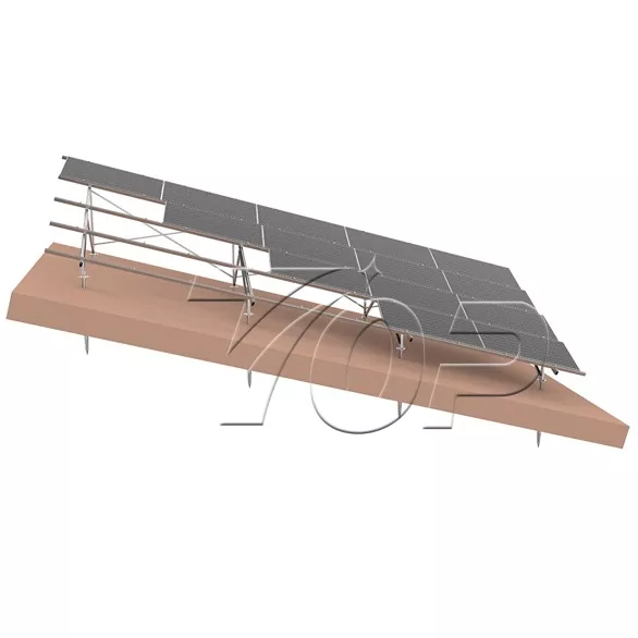 Kits de paneles solares montados en el suelo