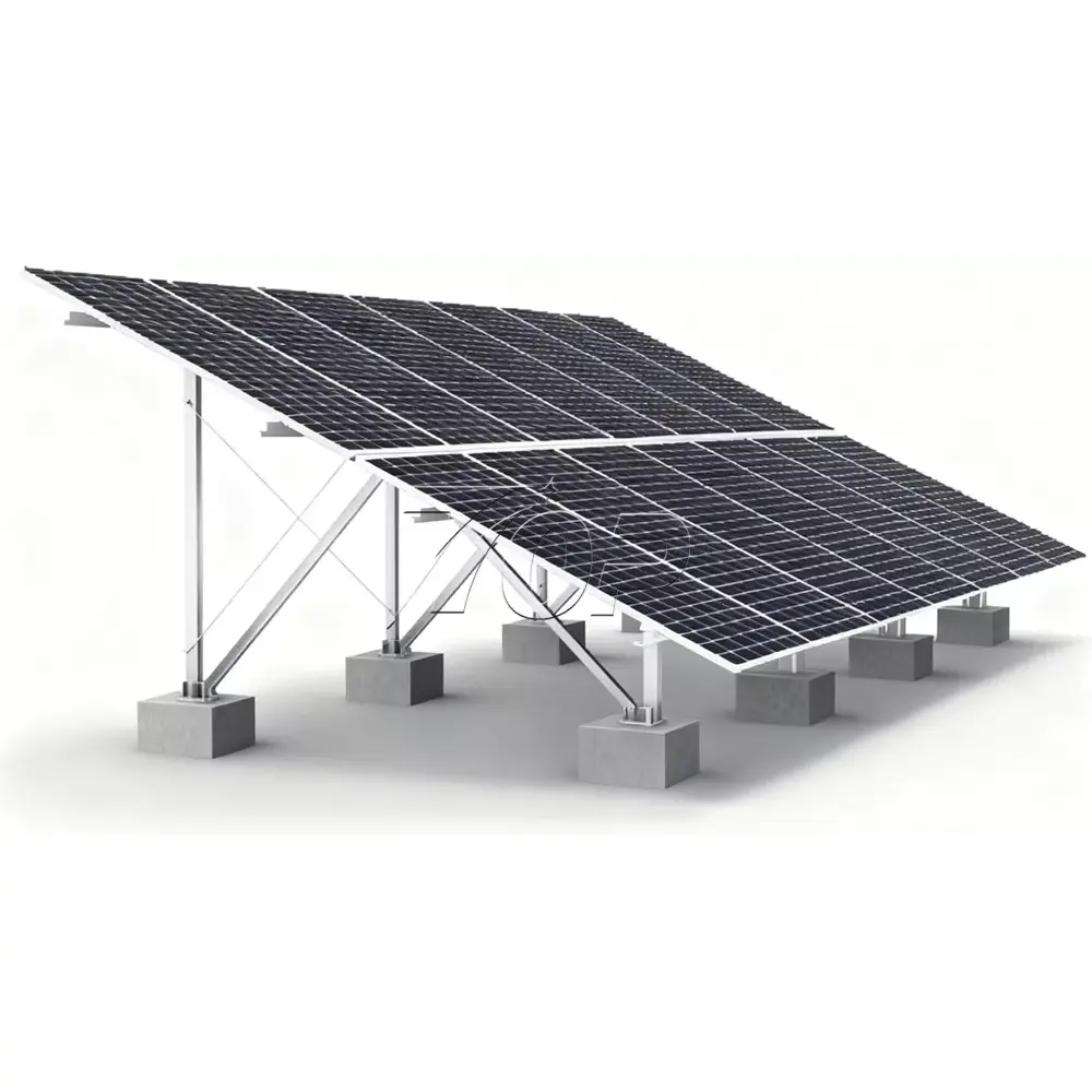Sistema de estanterías de montaje solar en tierra