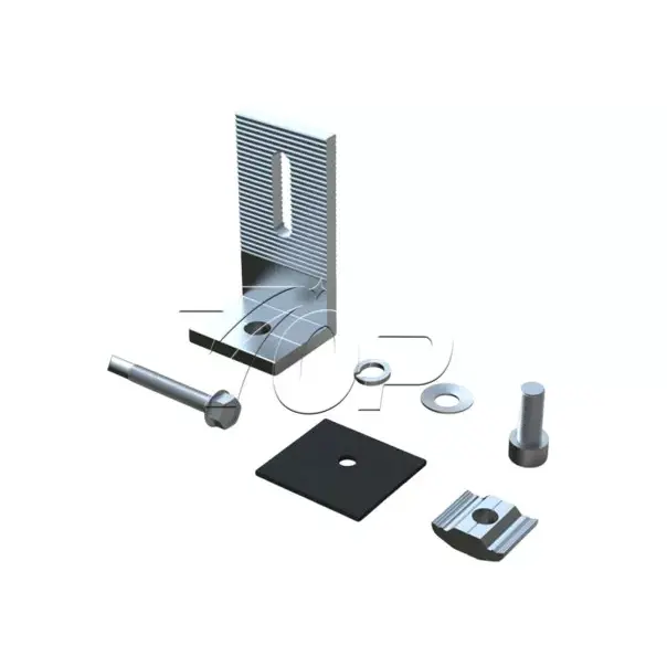 Kit de montaje solar para techo con pies en L
