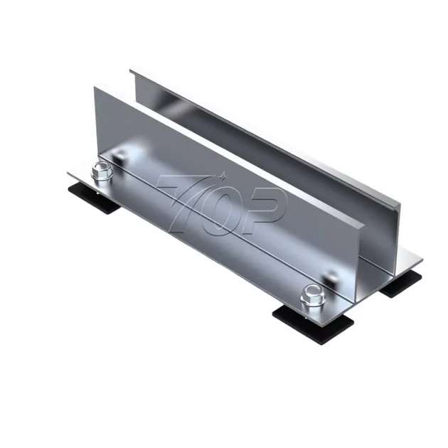 Sistema de montaje solar de mini riel de aluminio