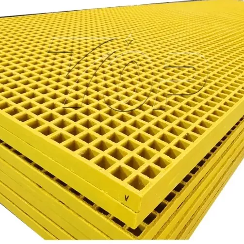 Rejilla de fibra de vidrio moldeada
