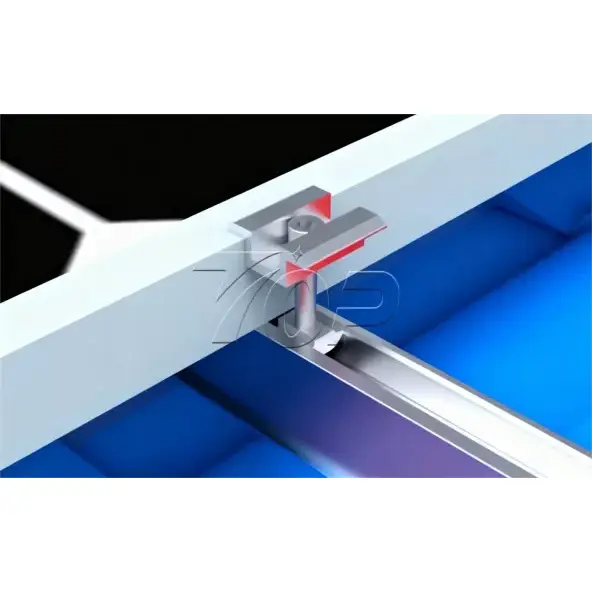 Abrazaderas intermedias de aluminio fotovoltaico