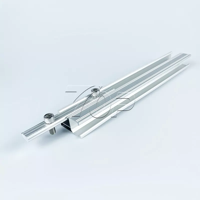 Rieles de aluminio para paneles solares