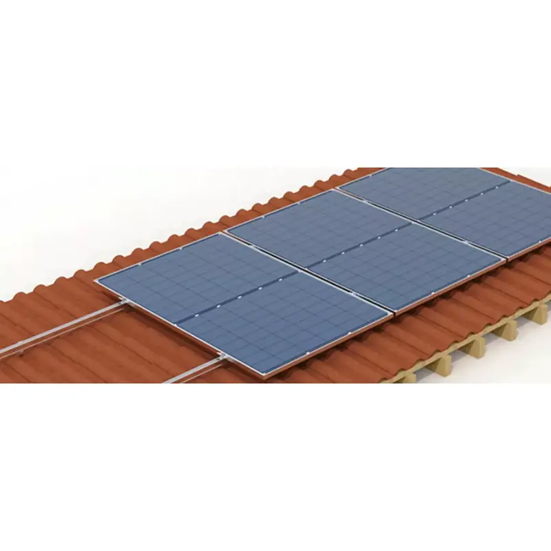 Montaje en portaequipajes para paneles solares