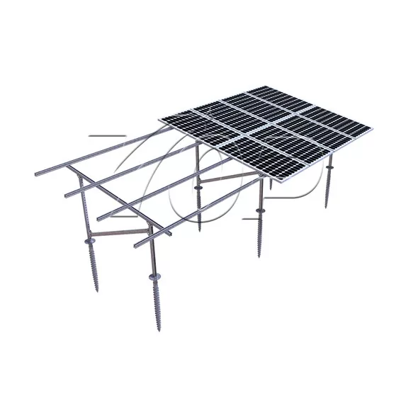 Paneles solares en el suelo