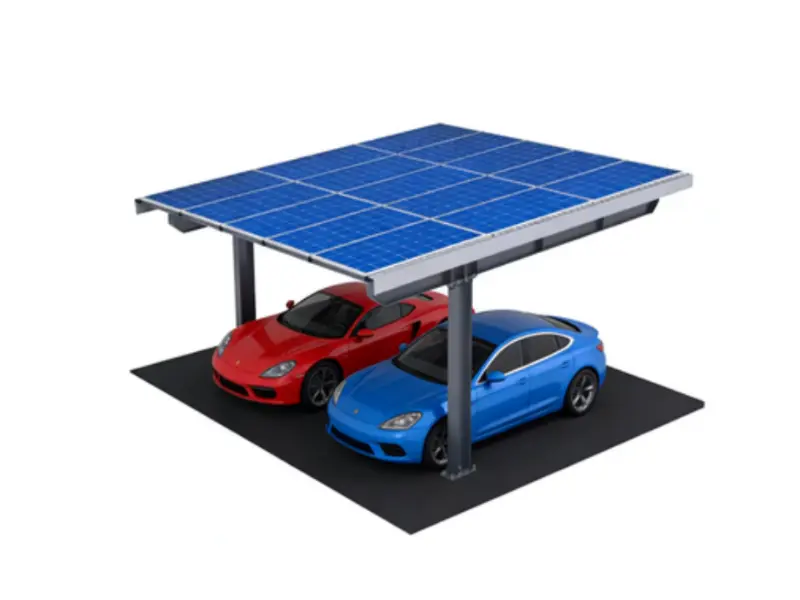 Estructuras solares de acero para cocheras