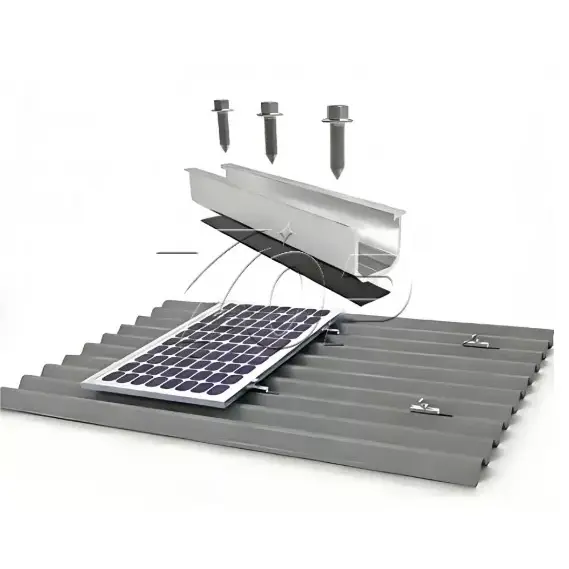 Sistema de montaje solar en mini riel estilo U